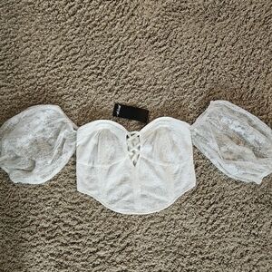 Nasty Gal Lace Corset top